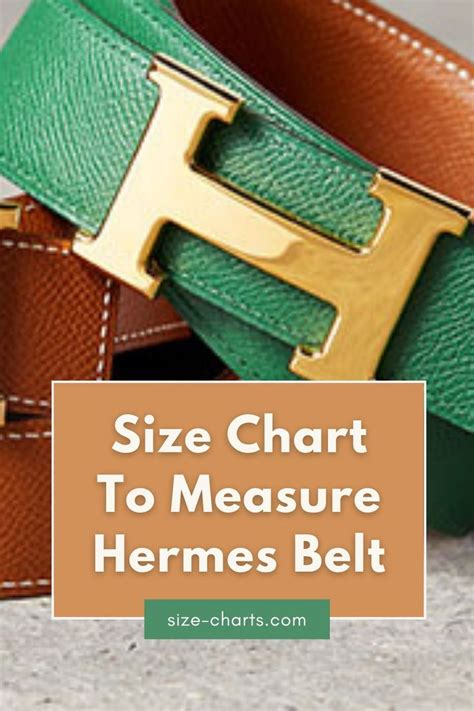 Hermes belt size chart women's